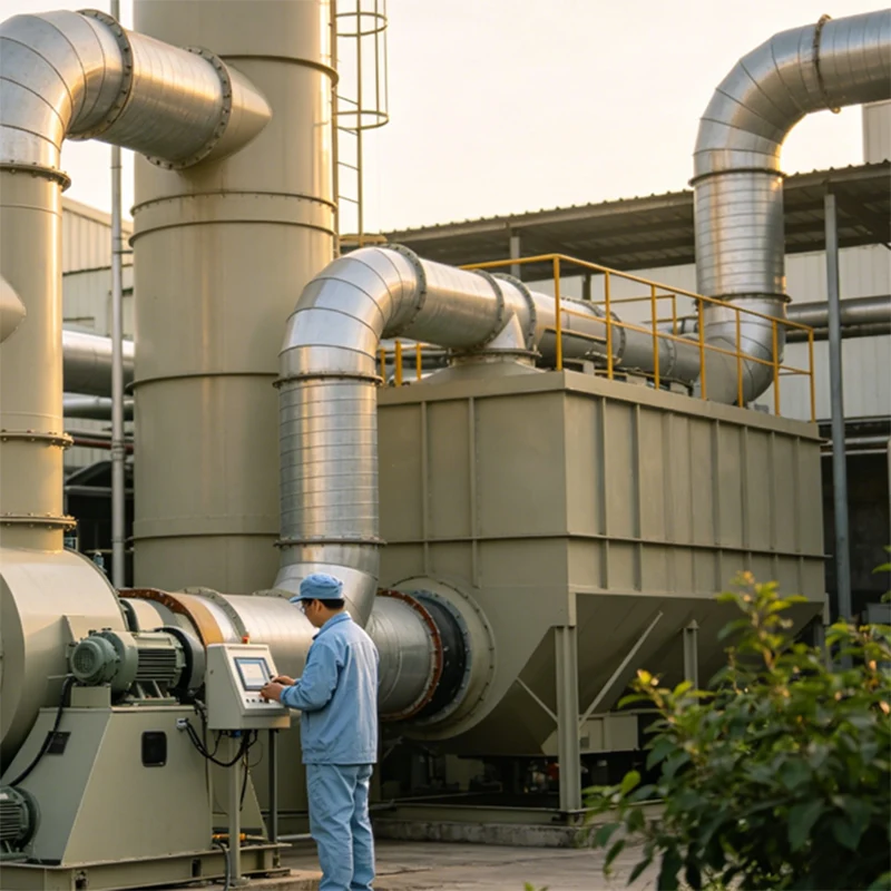 Rawatan Gas Sisa Organik untuk Mesin Tajuk Panas
